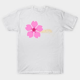 Happy floral cherry blossom T-Shirt